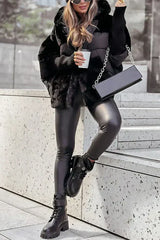 Carla™ – Pelzmantel mit Kapuze für den Winter