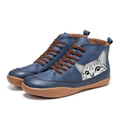 CatBoots™ - Bottines en cuir