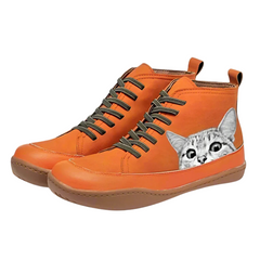 CatBoots™ - Bottines en cuir