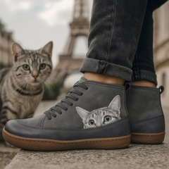 CatBoots™ – Lederstiefeletten 