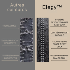 Elegy™ - Ceinture automatique Easy-Click en cuir pour femmes