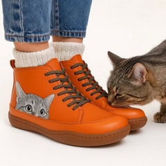 CatBoots™ – Lederstiefeletten 