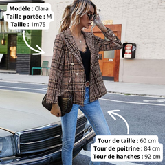 Victoria™ - Le Blazer Tweed Iconique